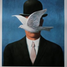 René MAGRITTE : The Man in the Bowler Hat, 1964